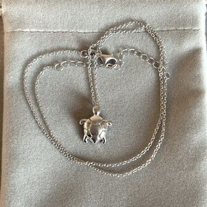 Sandcloud Silver Turtle Necklace